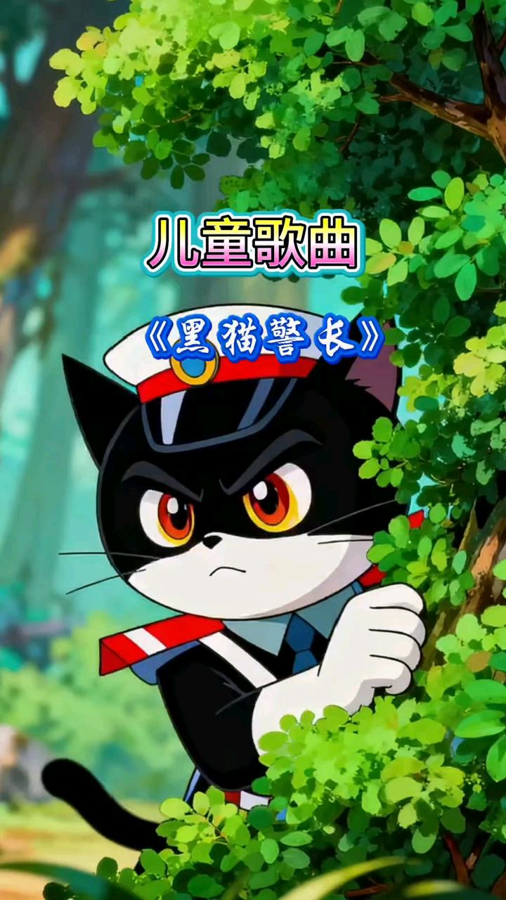 儿童早教启蒙儿歌：黑猫警长