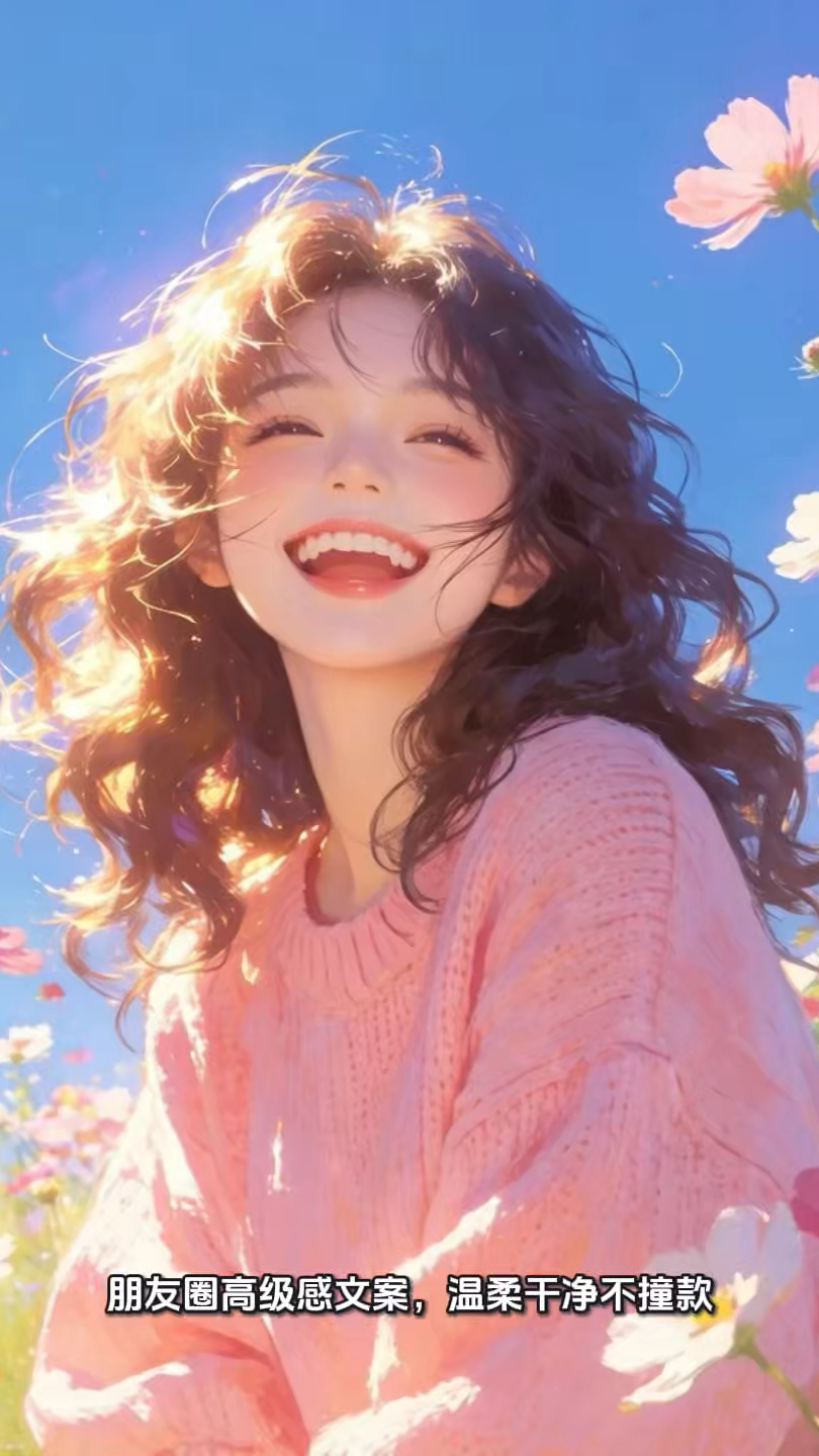 朋友圈高级感文案,温柔干净不撞款