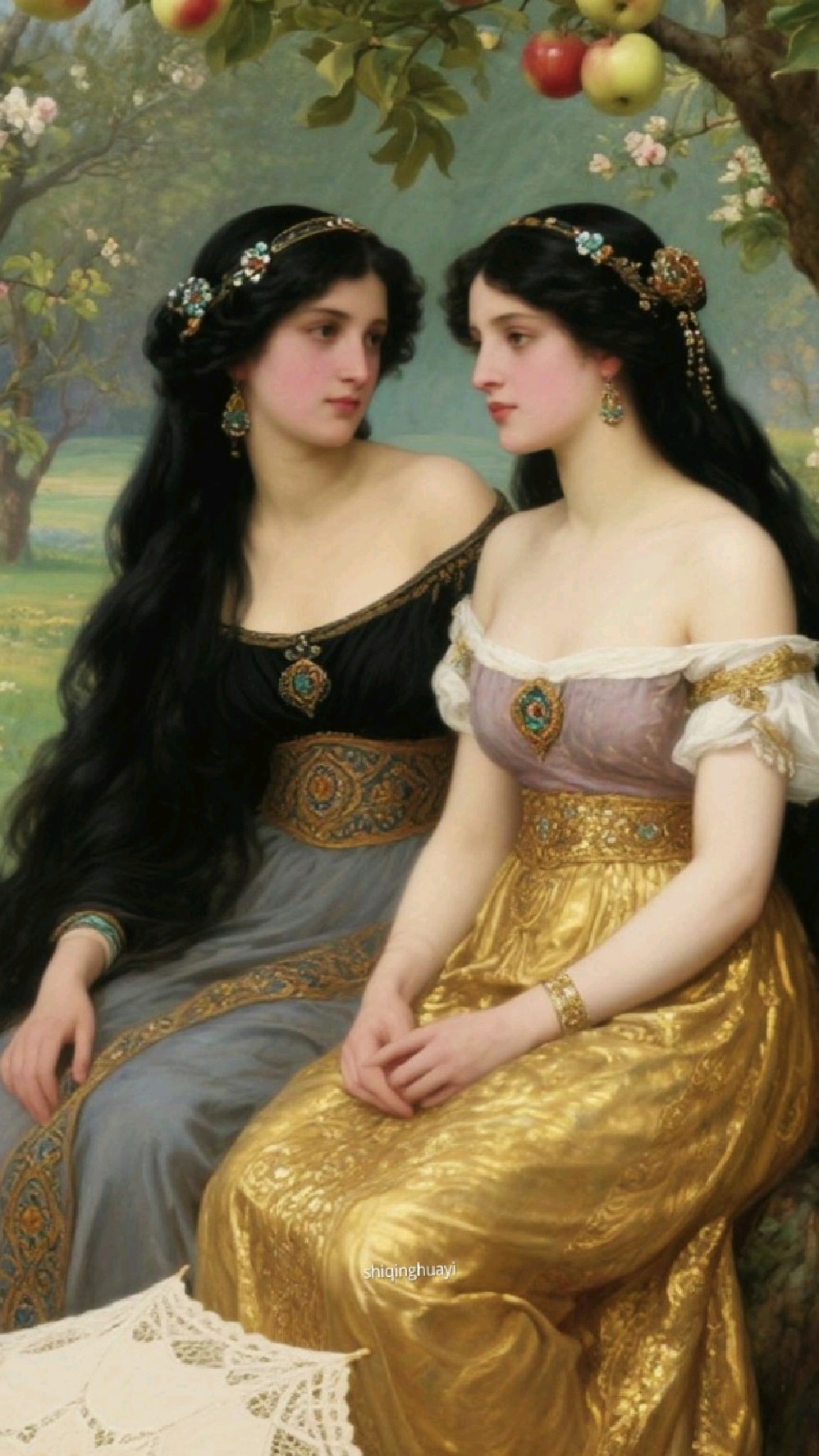 西方古典女性油画作品欣赏