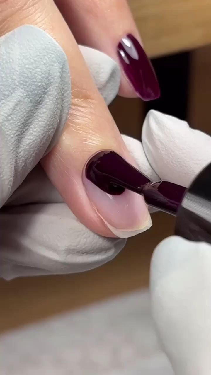 美甲这样涂超丝滑