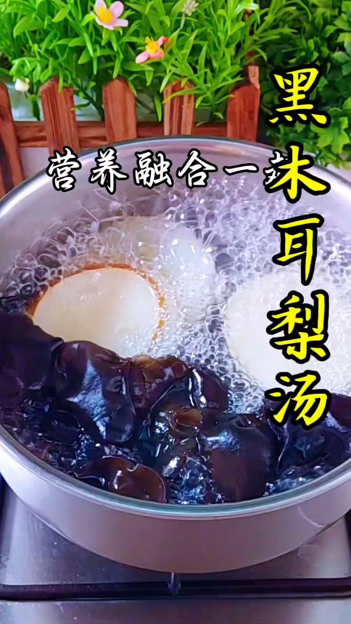 黑木耳梨汤,煮一煮真不错