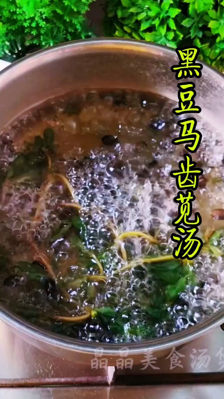 黑豆马齿苋汤,老一辈的方法