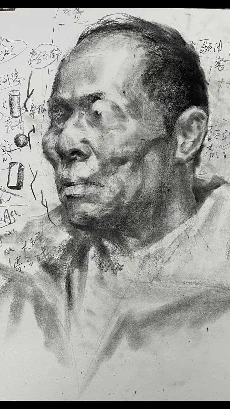 从骨头到肌肉到真人头像，原来画素描人像最主要是看骨型特征