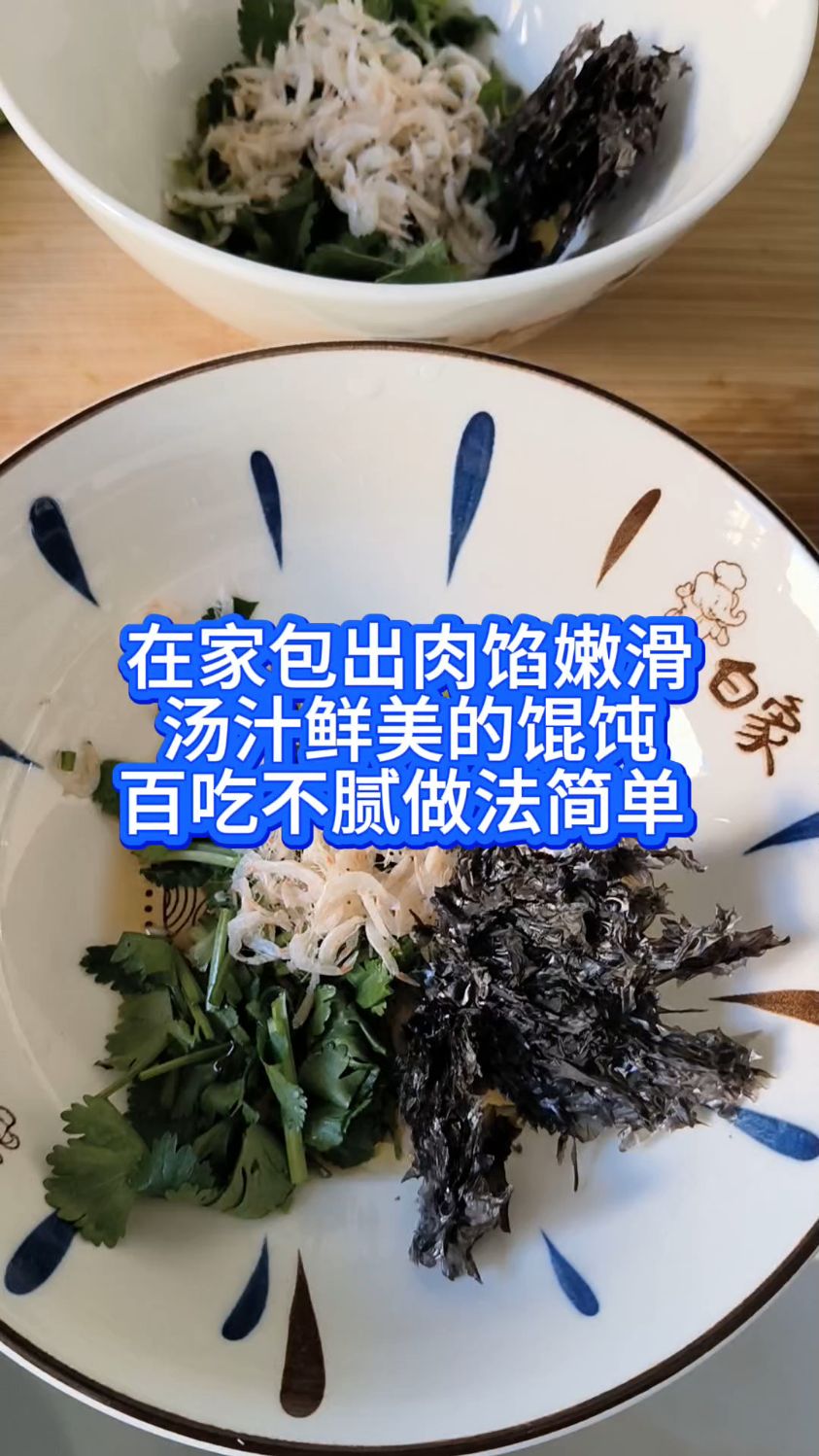 在家包出肉馅嫩滑 汤汁鲜美的馄饨 百吃不腻做法简单