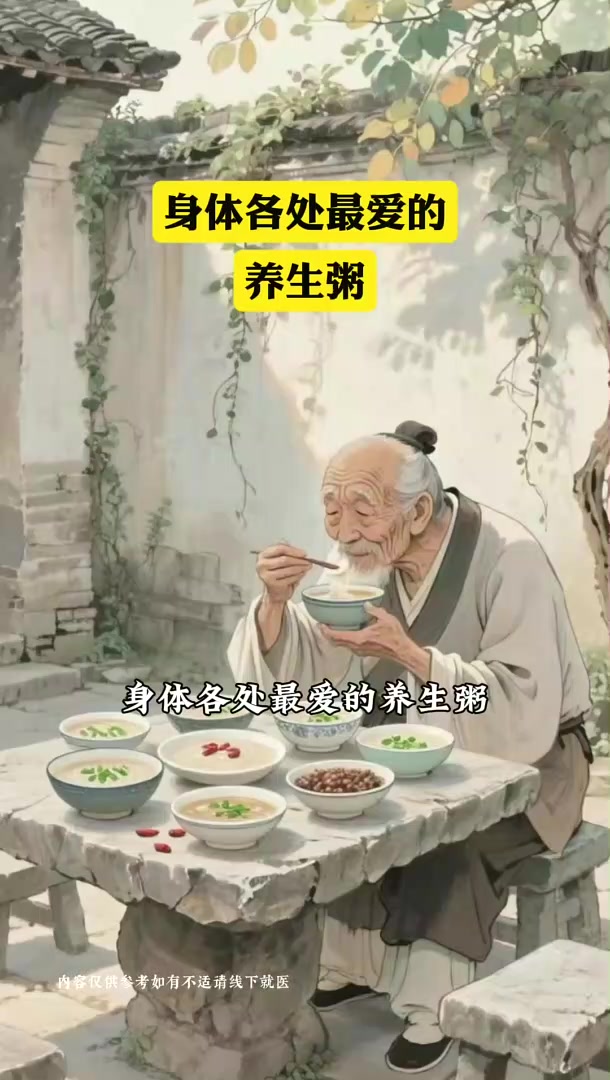 身体各处最爱的养生粥，你知道吗，赶紧收藏起来做给爱的人