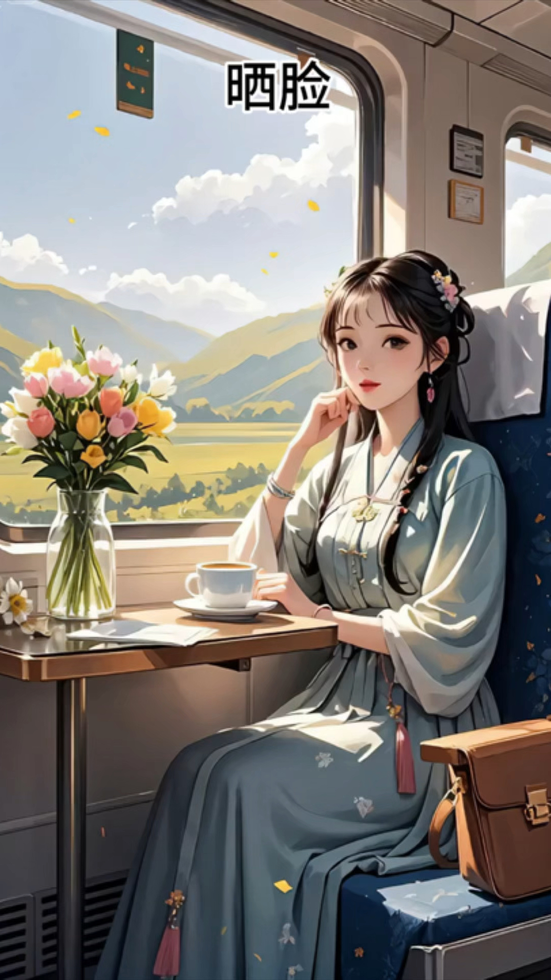 除了可以晒这张老脸,其他没什么可以晒的了