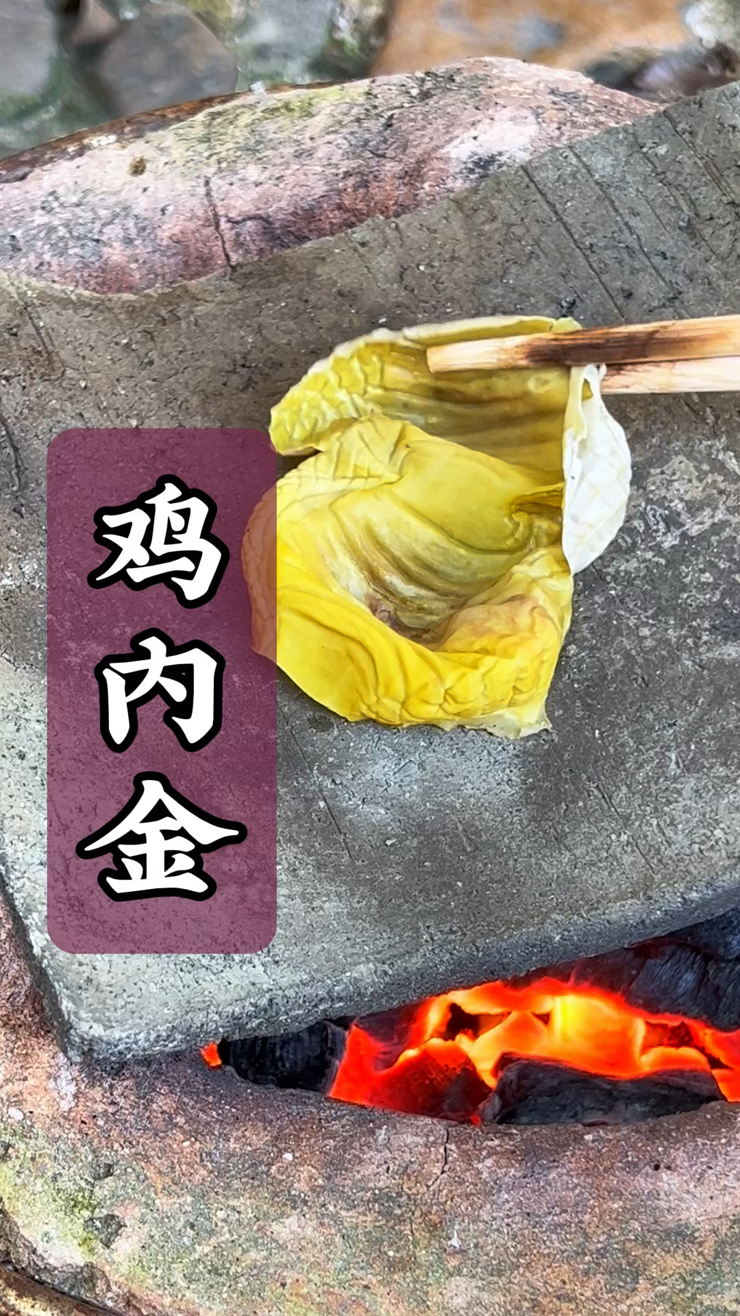 鸡内金,就是鸡胗里面这层黄膜,90多岁老爷爷教我的土办法真不错
