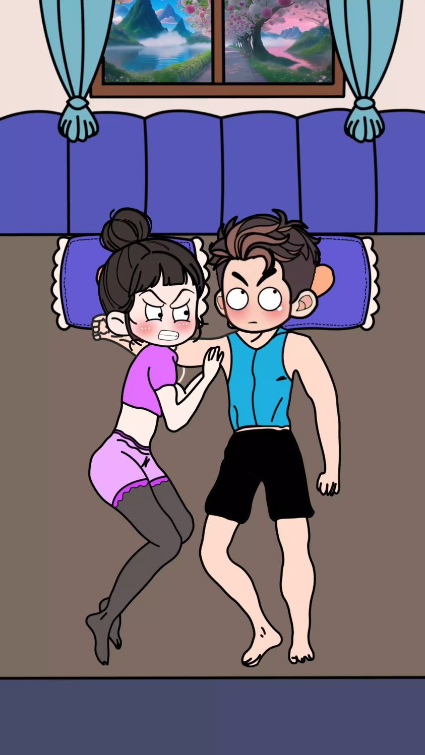 老公,我想买个胸罩。