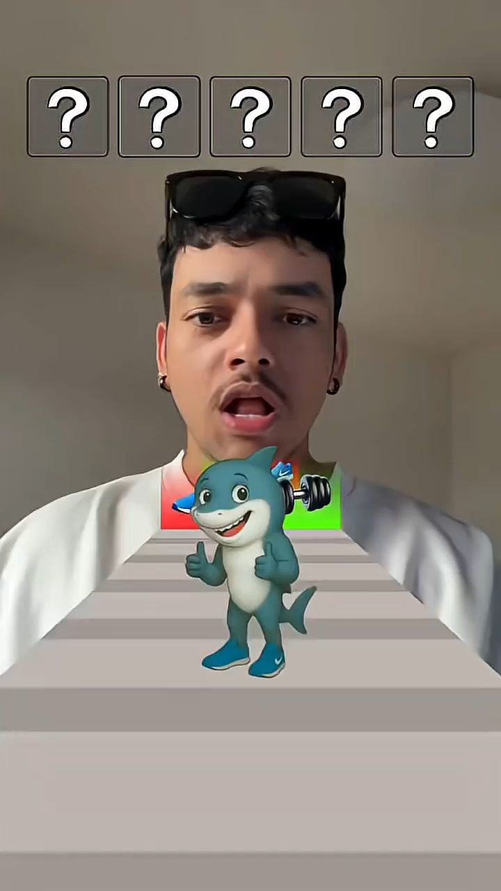 好可爱的小鲨鱼。