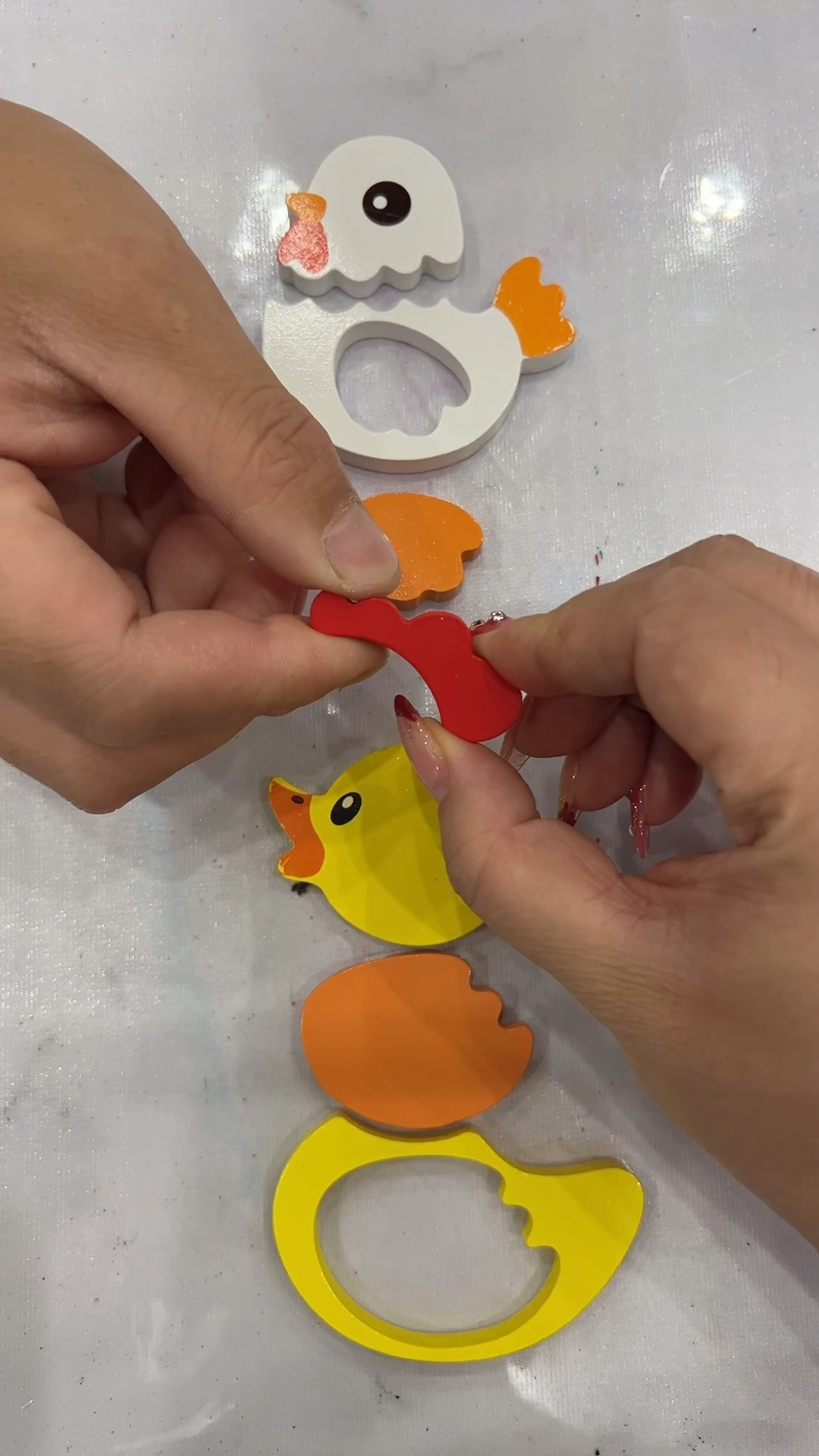 小鸭子到底有没有鸡冠呢?