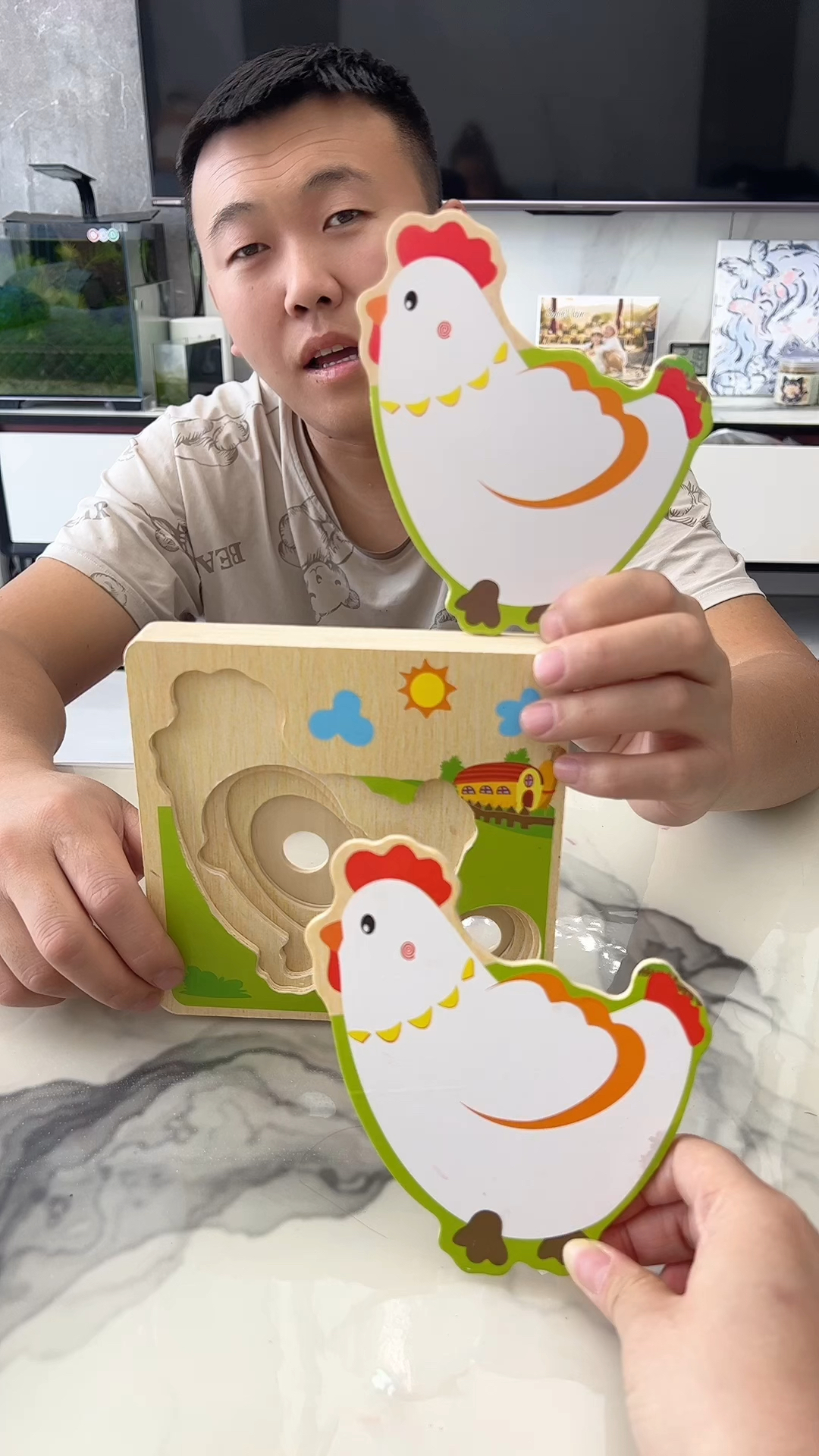 他的老母鸡会下蛋么?