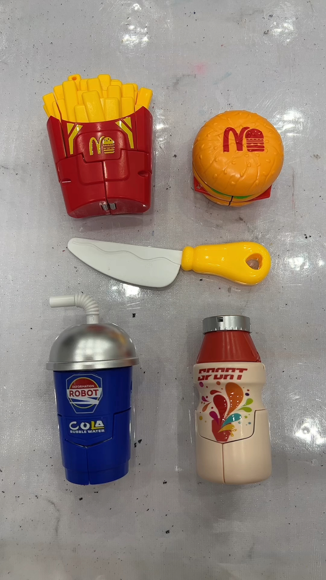 可乐薯条居然会变身!