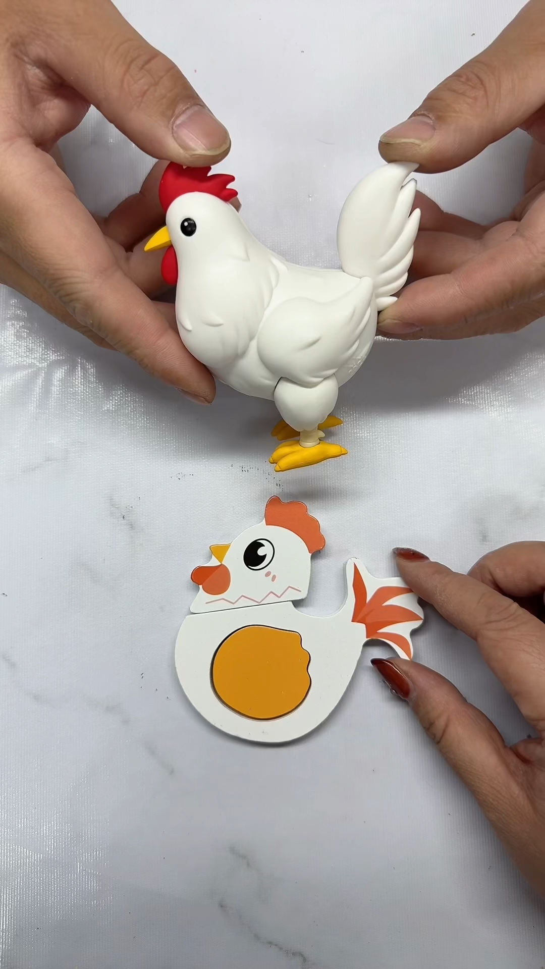 这个大公鸡你们能拼上么？