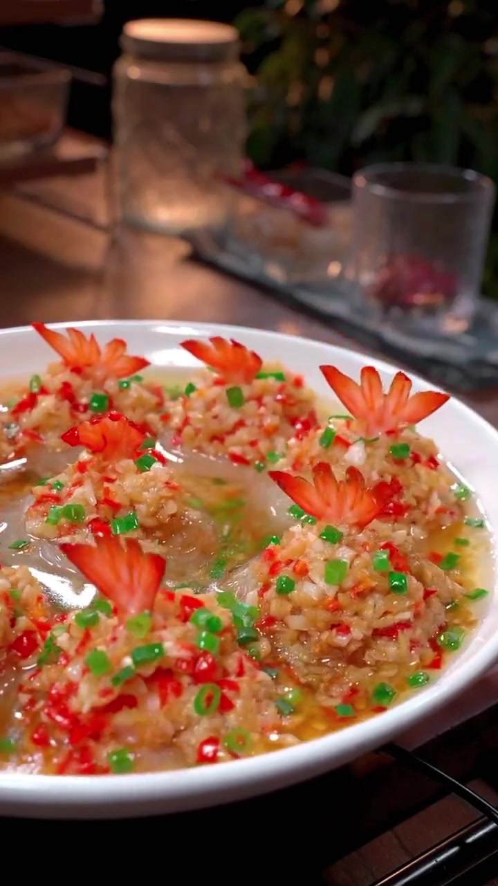 年夜饭上必不可少的一道菜，千丝万缕虾。！