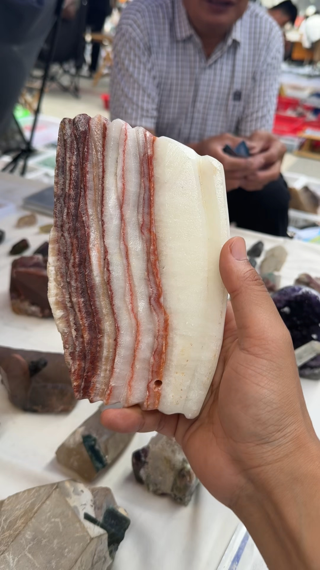 长得像猪肉的石头