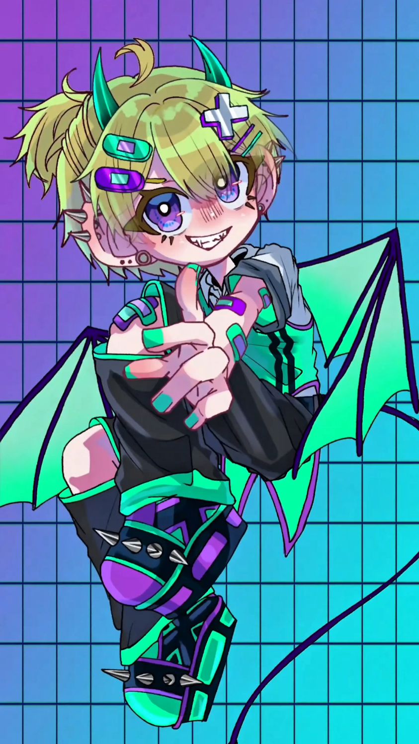 创作小恶魔#艺术 #插画 #动画