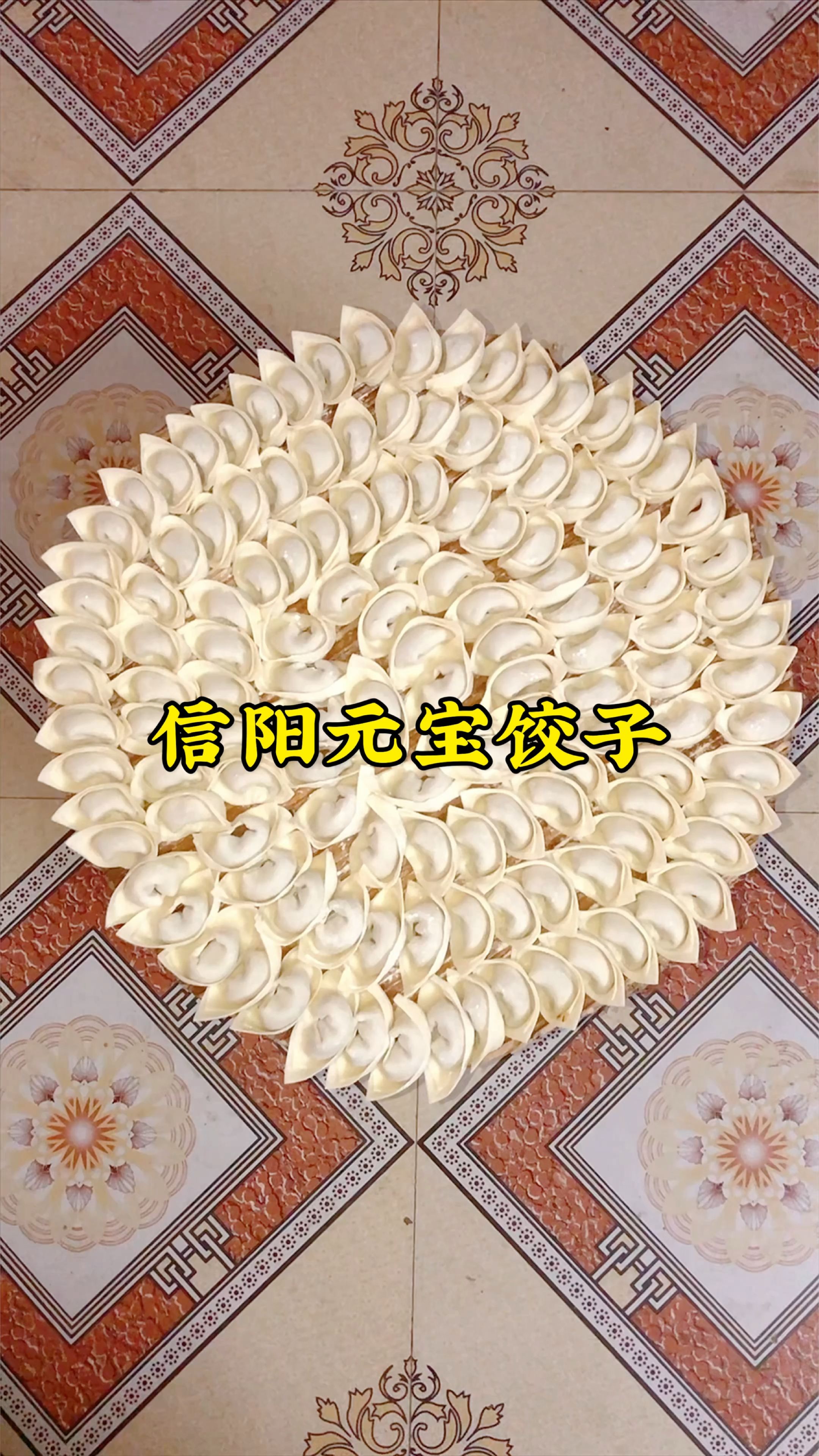 信阳农村包饺子,10秒一个元宝饺子,你们那里是怎么包饺子的?