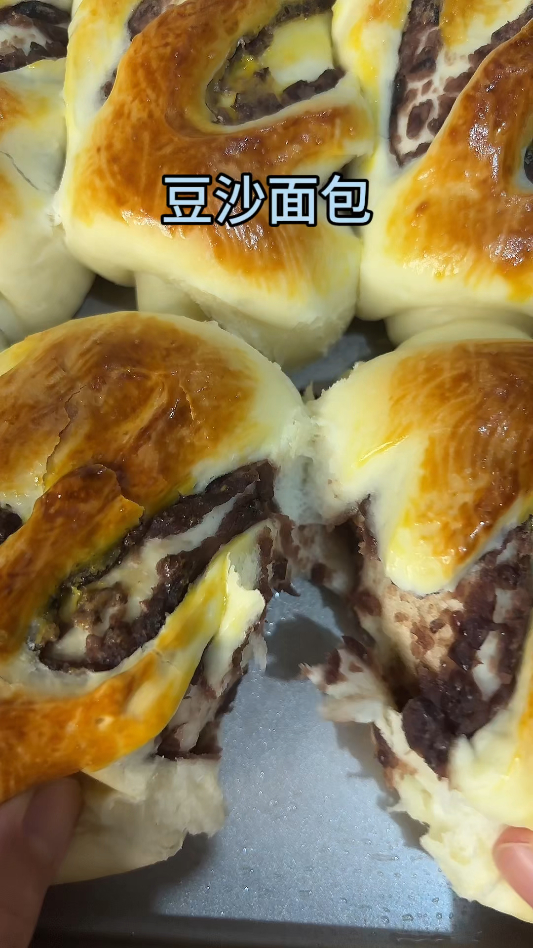 新手挑战手揉面包