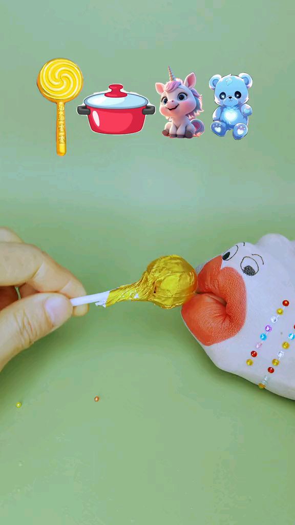 二次元美食,自制创意美食分享,独角兽和小熊造型果冻