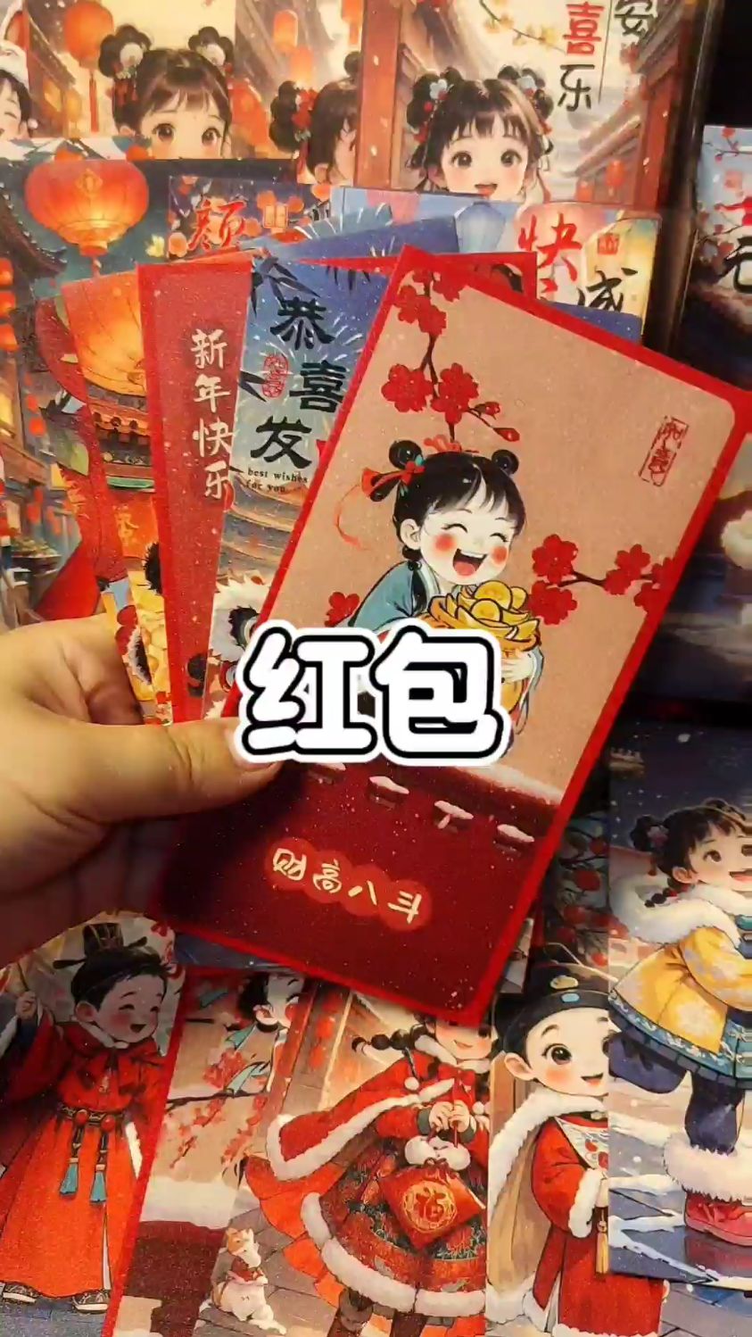 2025年创意醒狮年画红包