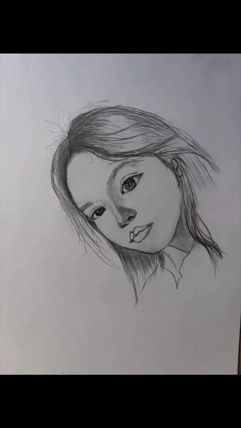 素描简笔画人物写生