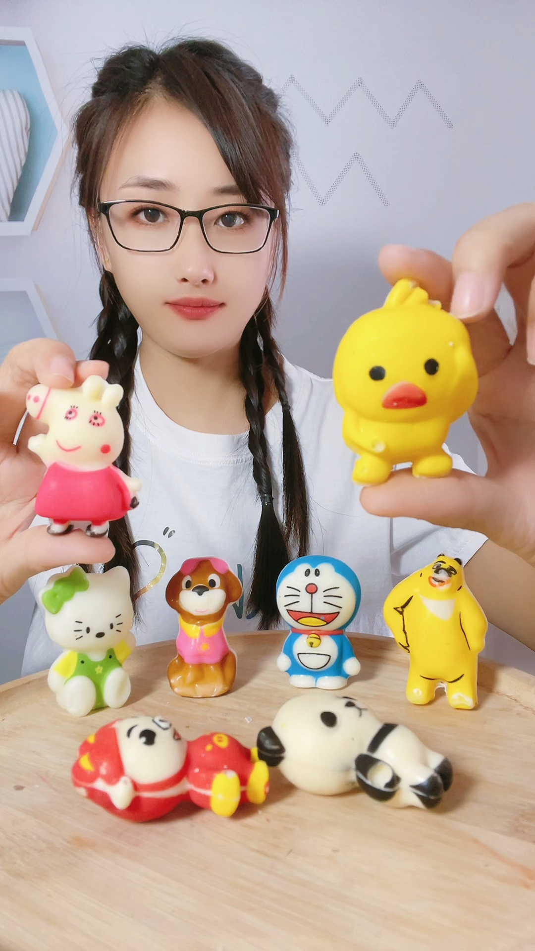 这么多卡通巧克力