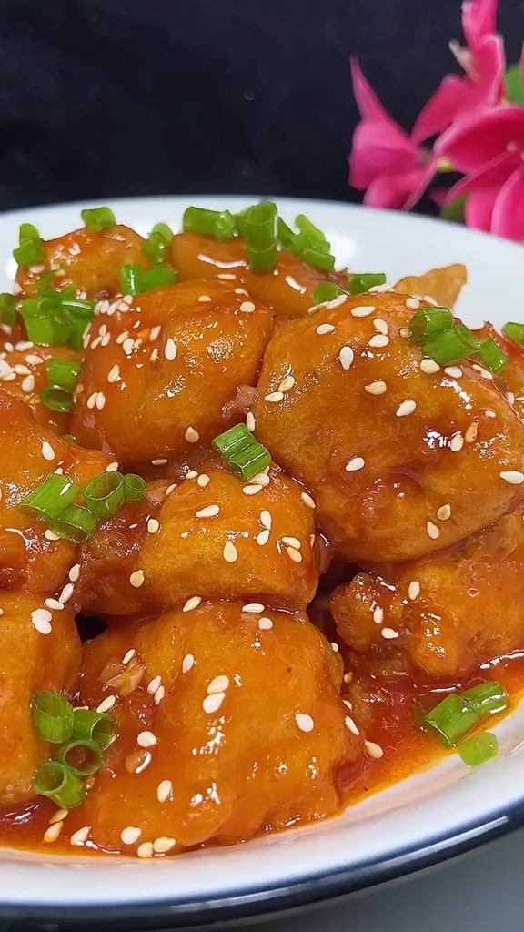 糖醋茄子家常做法：入口酥脆、里面香甜糖心！！
