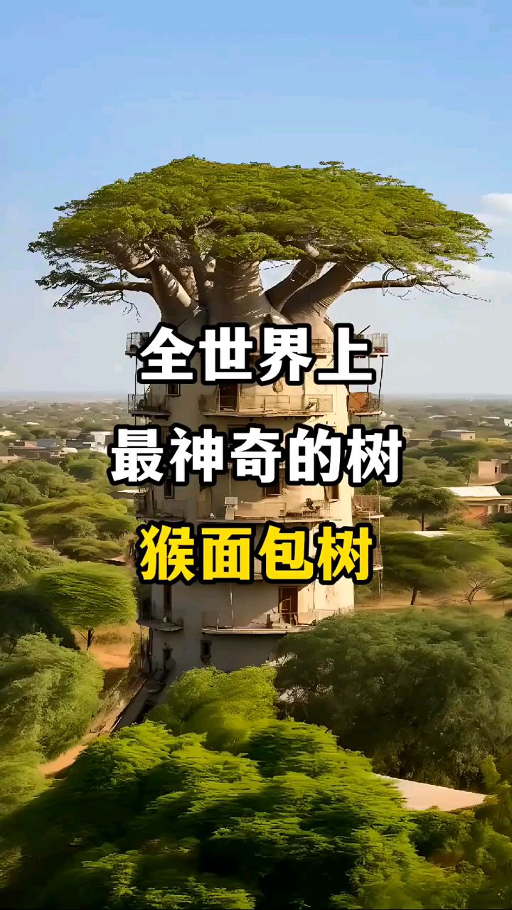 全世界最神奇的树猴面包树
