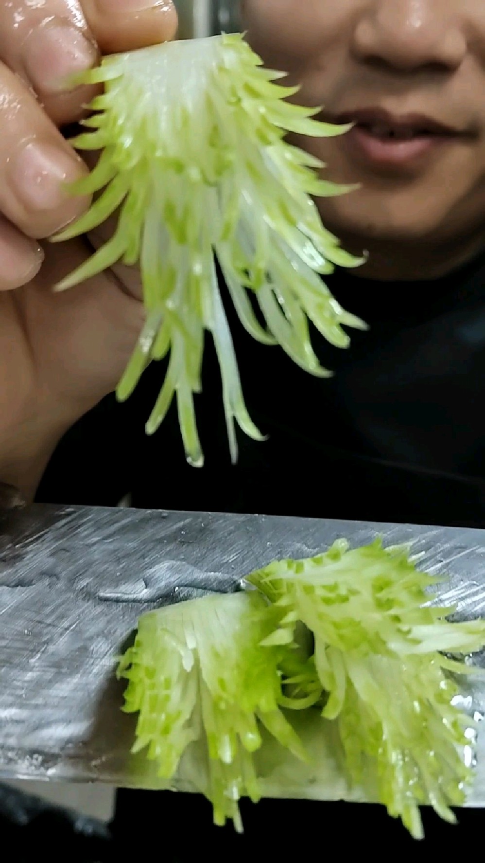 芹菜快速切法大揭秘
