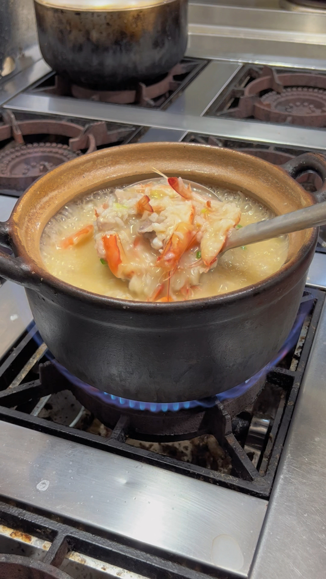 潮汕砂锅粥虾粥教程