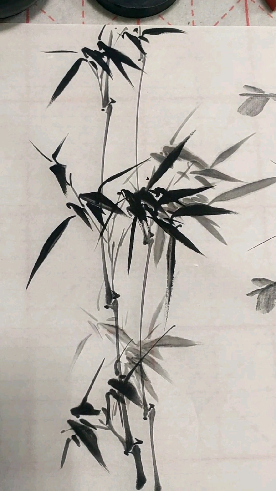 国画竹《七零零》