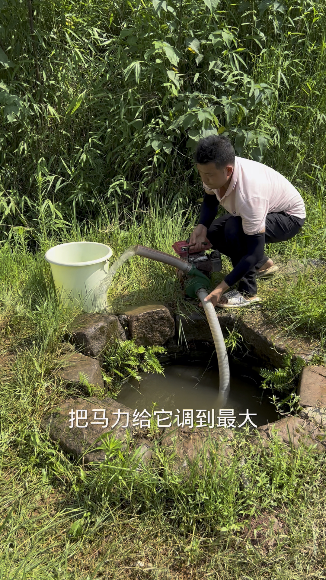 古井里面有个大家伙把鸭子拖进去了