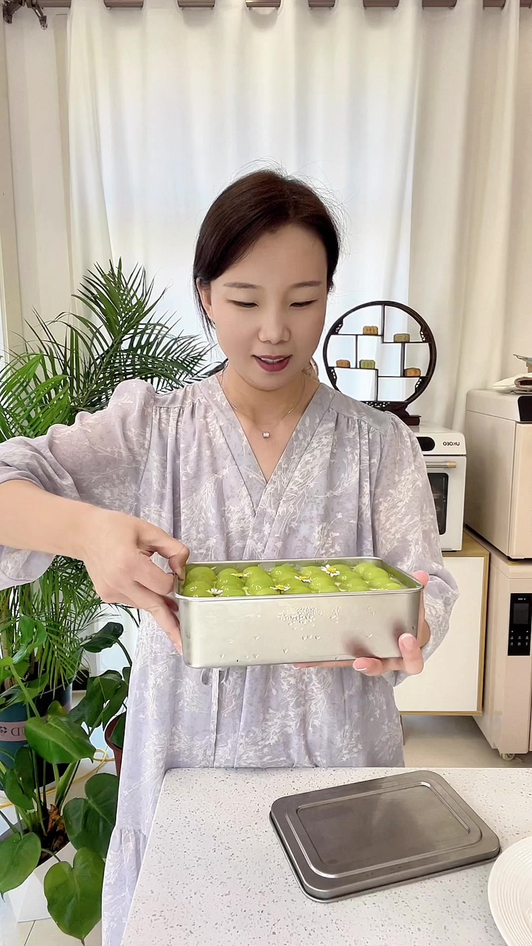 在家制作茉莉青提提拉米苏，自己做用料足