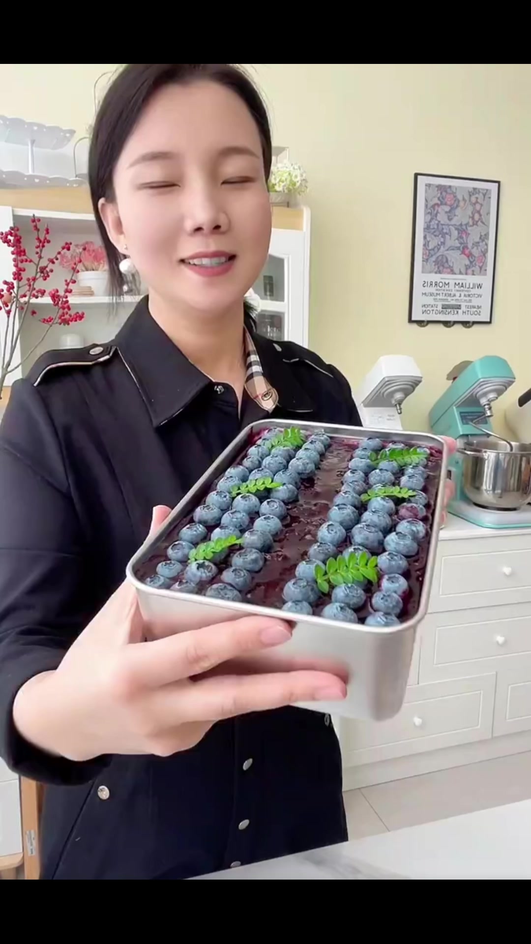 蓝莓提拉米苏家庭版做法