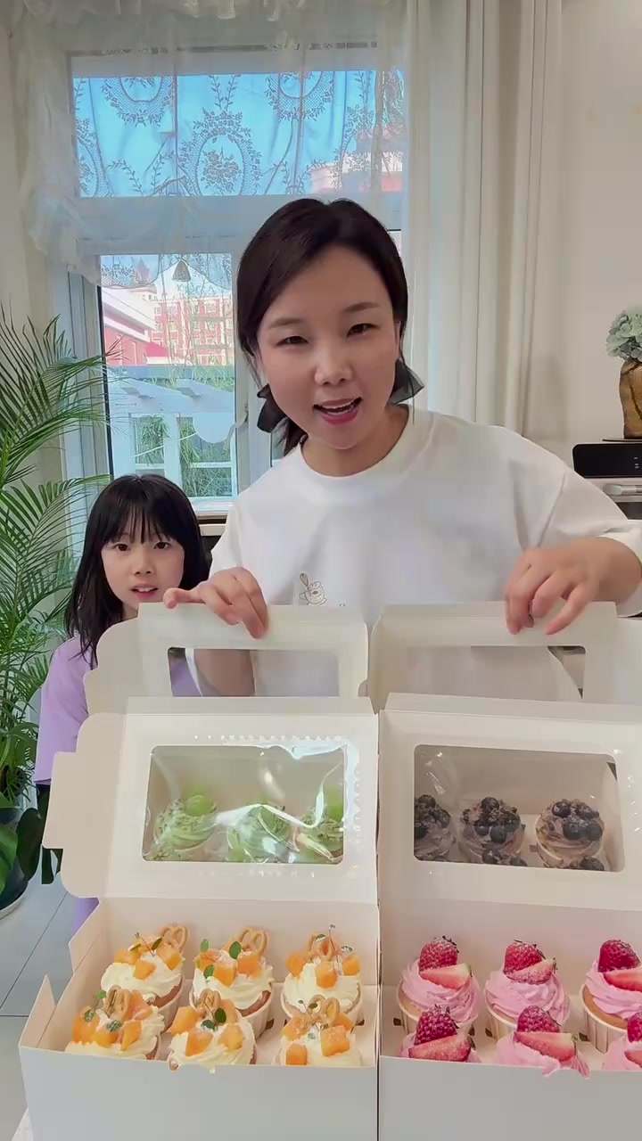 可以自己在家做纸杯蛋糕