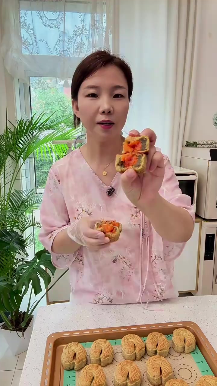 堪称绝配的伯爵红茶味儿蛋黄月饼