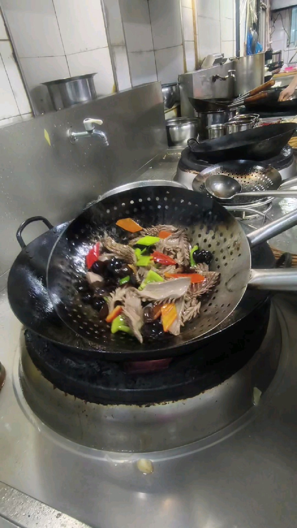 酒店的爆炒腰花教程