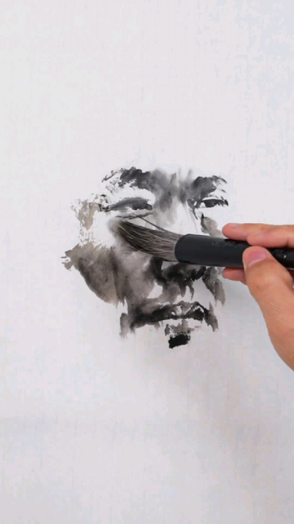 水墨人物画,最难的就是开脸