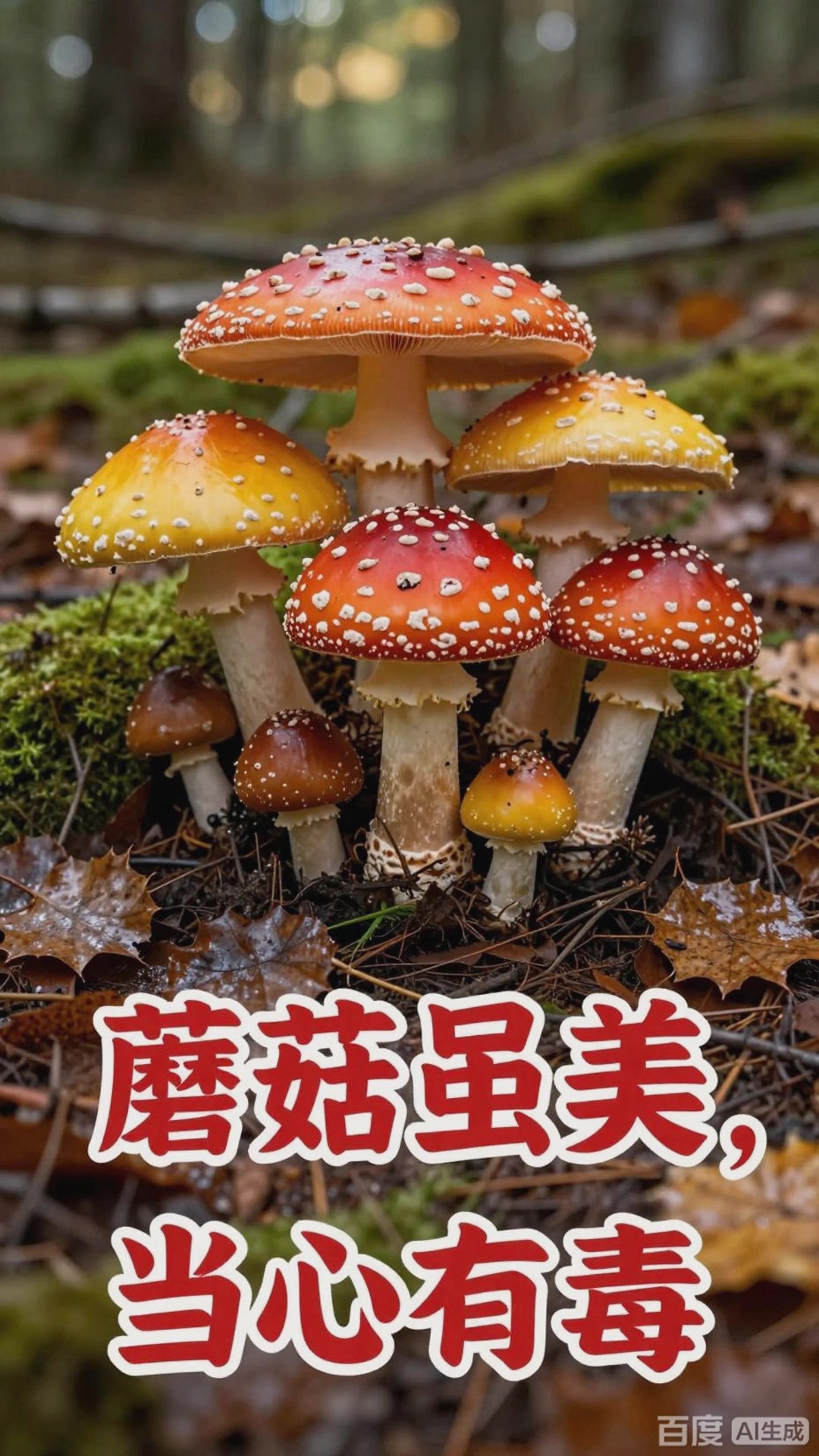 《蘑菇种类繁多,野生蘑菇莫乱采,警惕中毒风险》