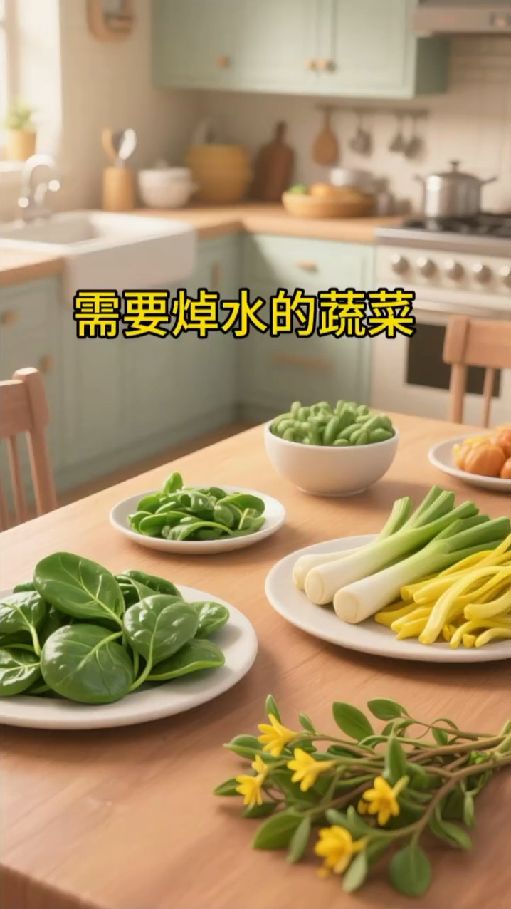 这些蔬菜为什么需要焯水,你知道吗?