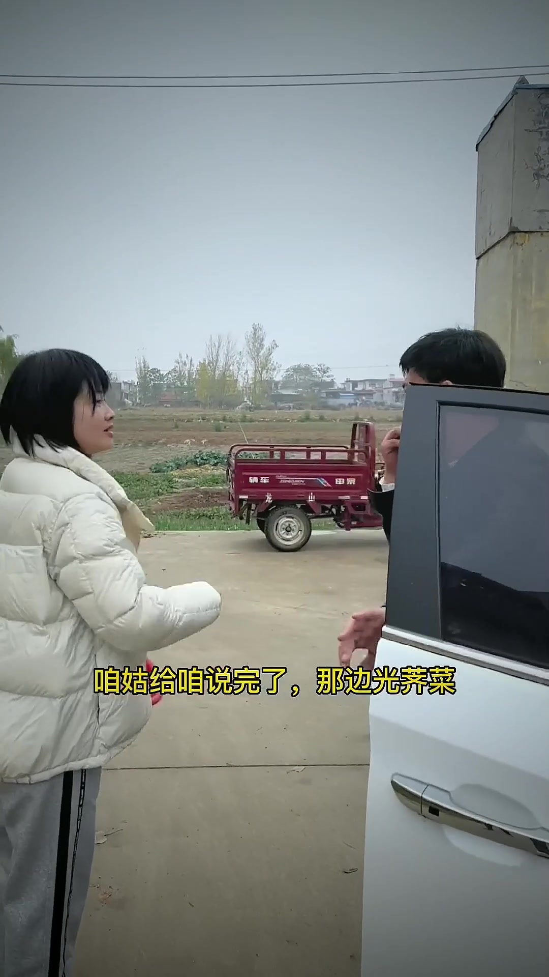 在姑姑家还能挖荠菜,哈哈,不虚此行啊