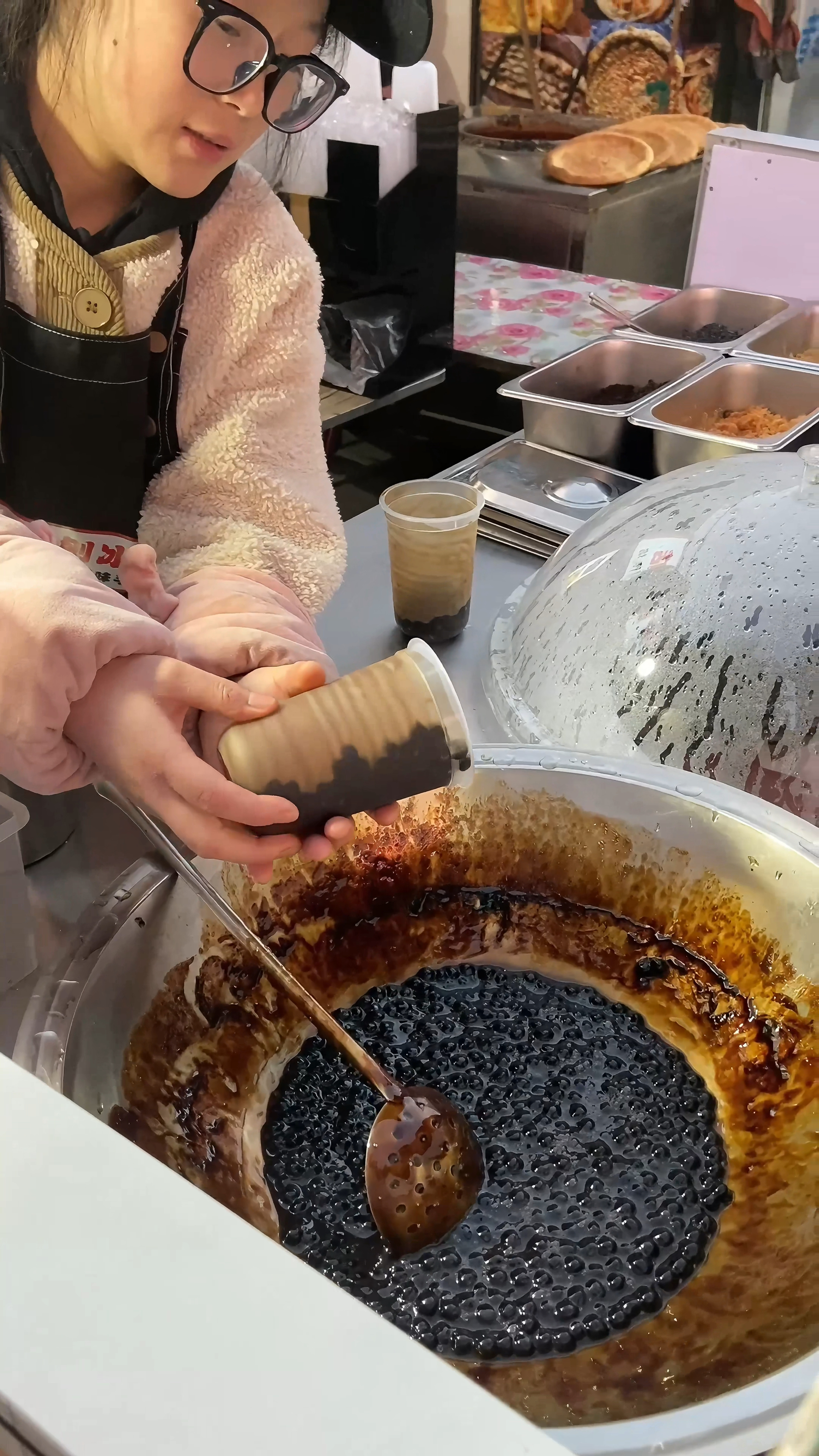 第一次喝到这么正宗的珍珠奶茶!安全放心好喝!