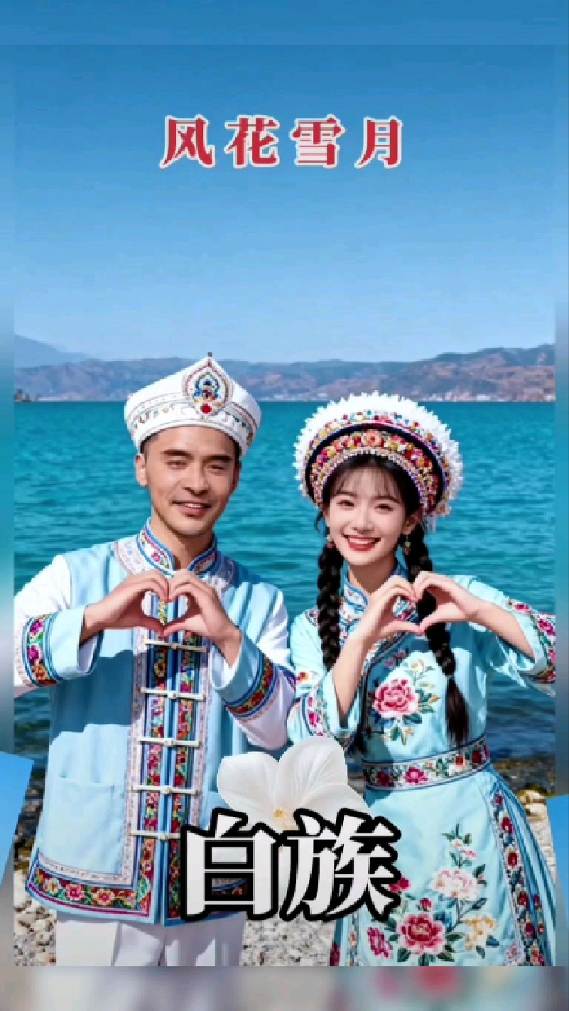五十六个民族服饰,白族