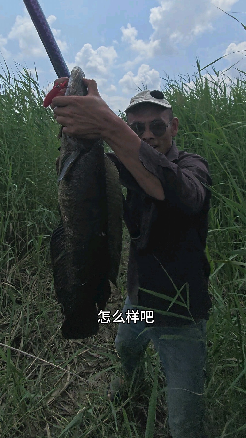 野钓大黑鱼突破10斤