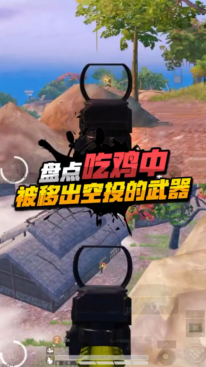 盘点:吃鸡中被移出空投的六把武器,你都知道吗?