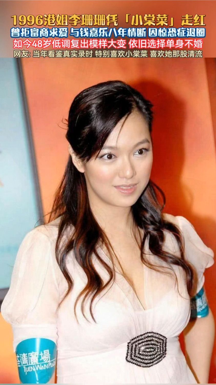 小棠菜李珊珊巅峰退圈养病,如今48岁低调复出模样大变认不出