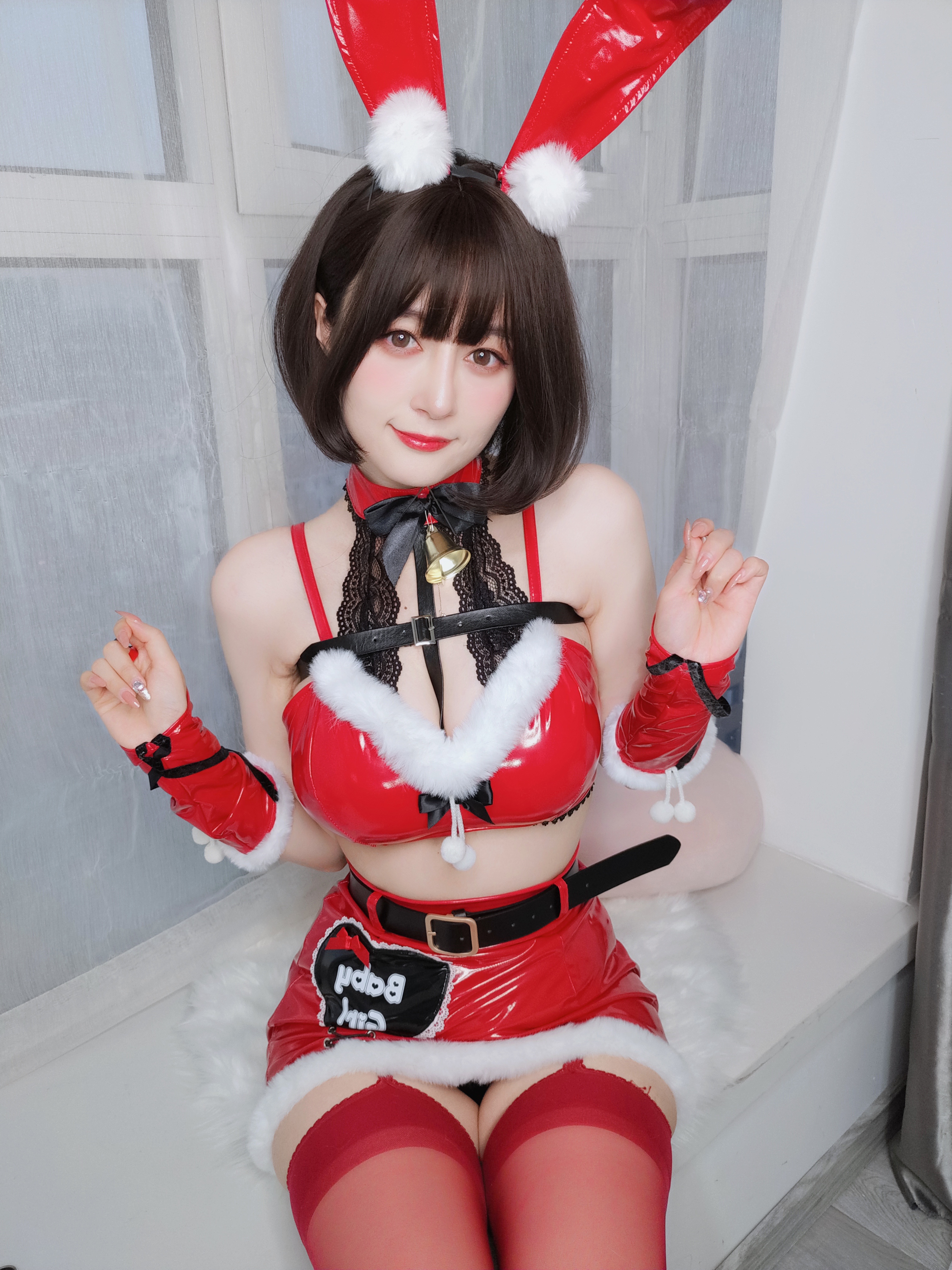 图片[22]-Coser小姐姐白银 NO.160 — Christmas Bunny [50P138M]-六色网