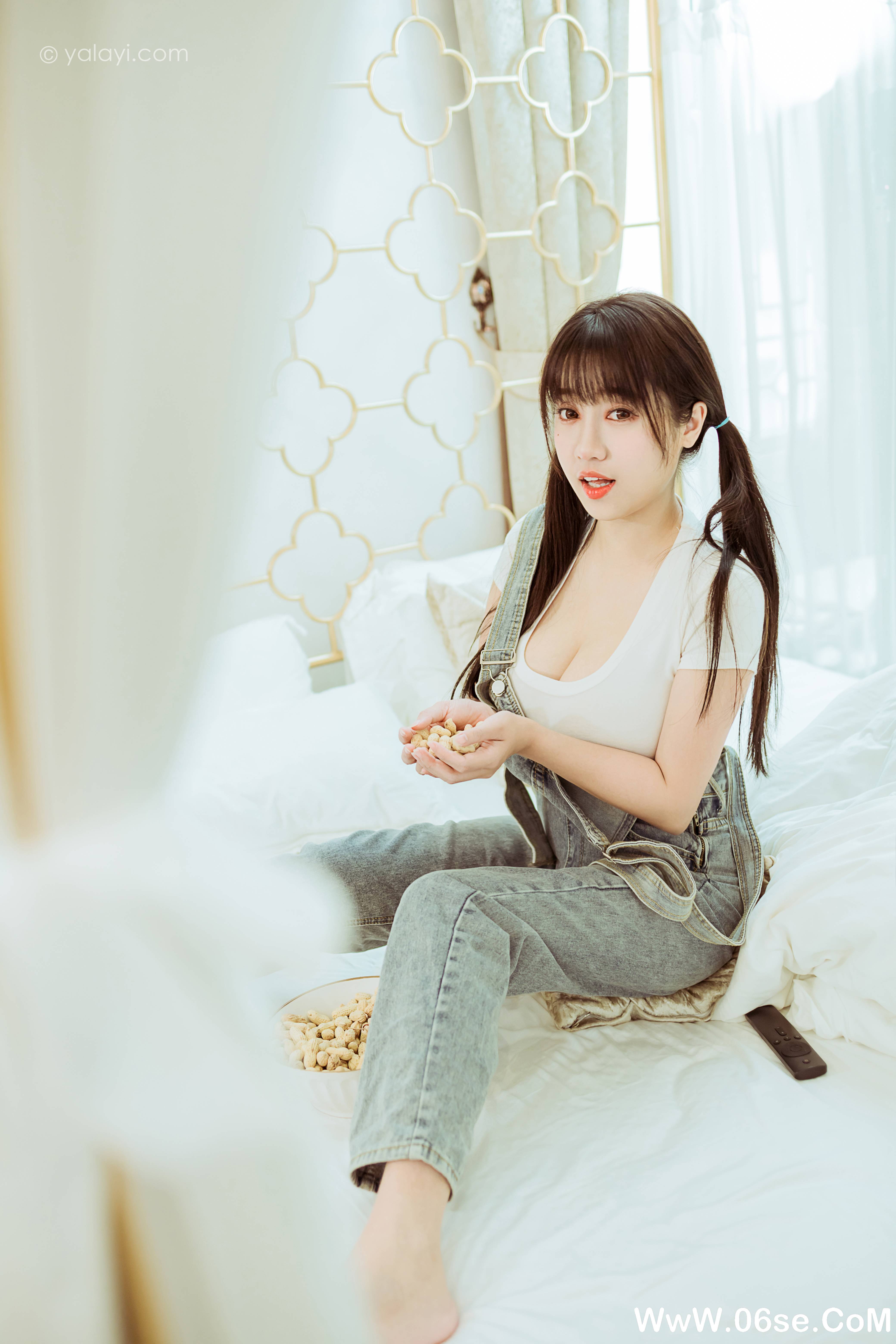 图片[39]-[YALAYI雅拉伊] 2022.03.22 NO.906 虞艺《开心宅家》[39+1P398M]-六色网