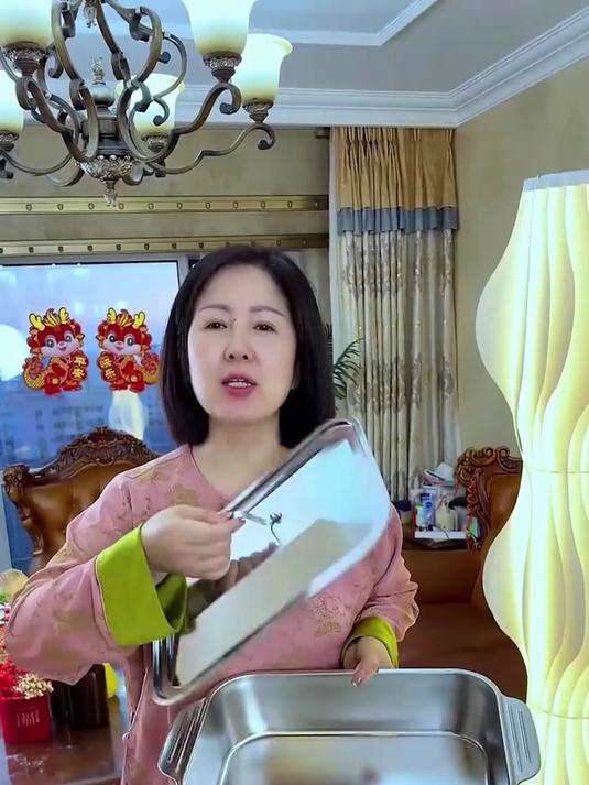想拥有方便实用的家用商用烤鱼盘吗?通用不粘,带盖加深加大加厚