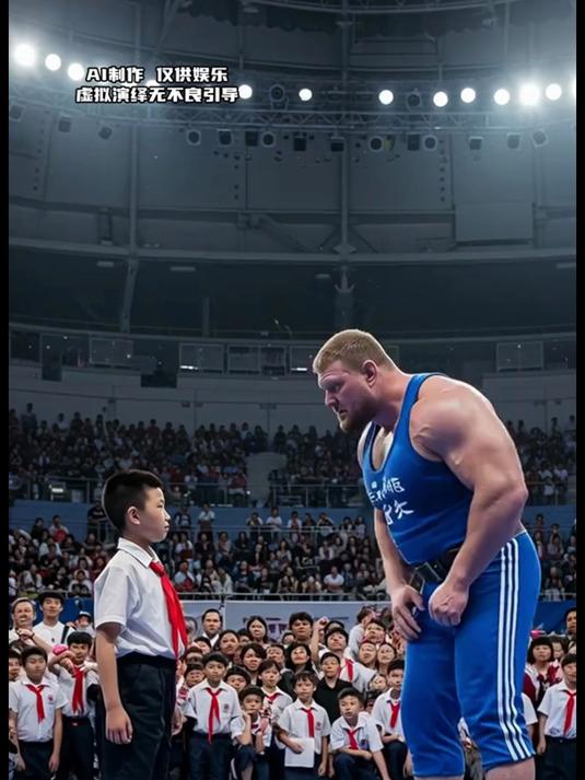 小孩对阵肌肉猛男,这连环腿法太帅了